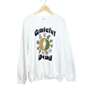 Junk Food Grateful Dead Bears Graphic Crewneck Sweatshirt Size Large Unisex